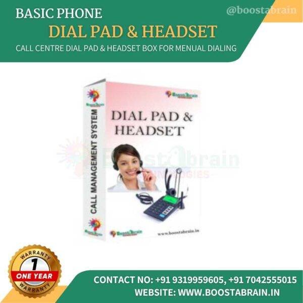 Basic Phone Dial Pad Headset