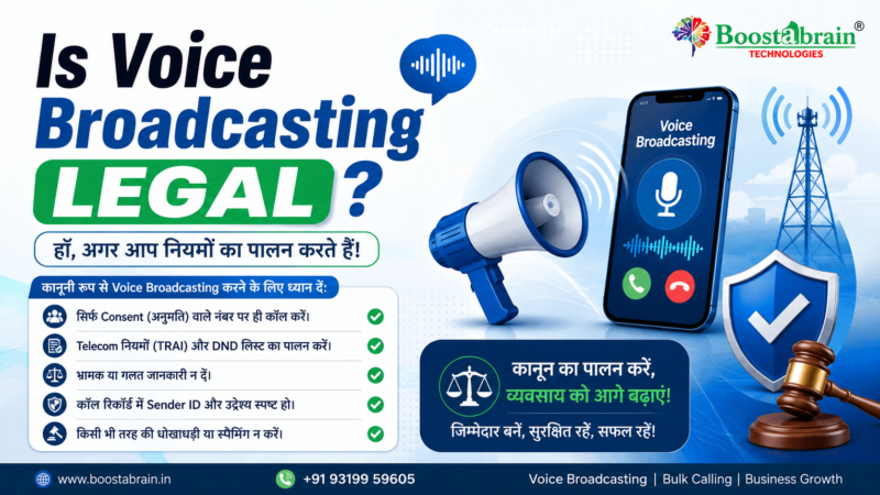 Is Voice Broadcasting Legal ?